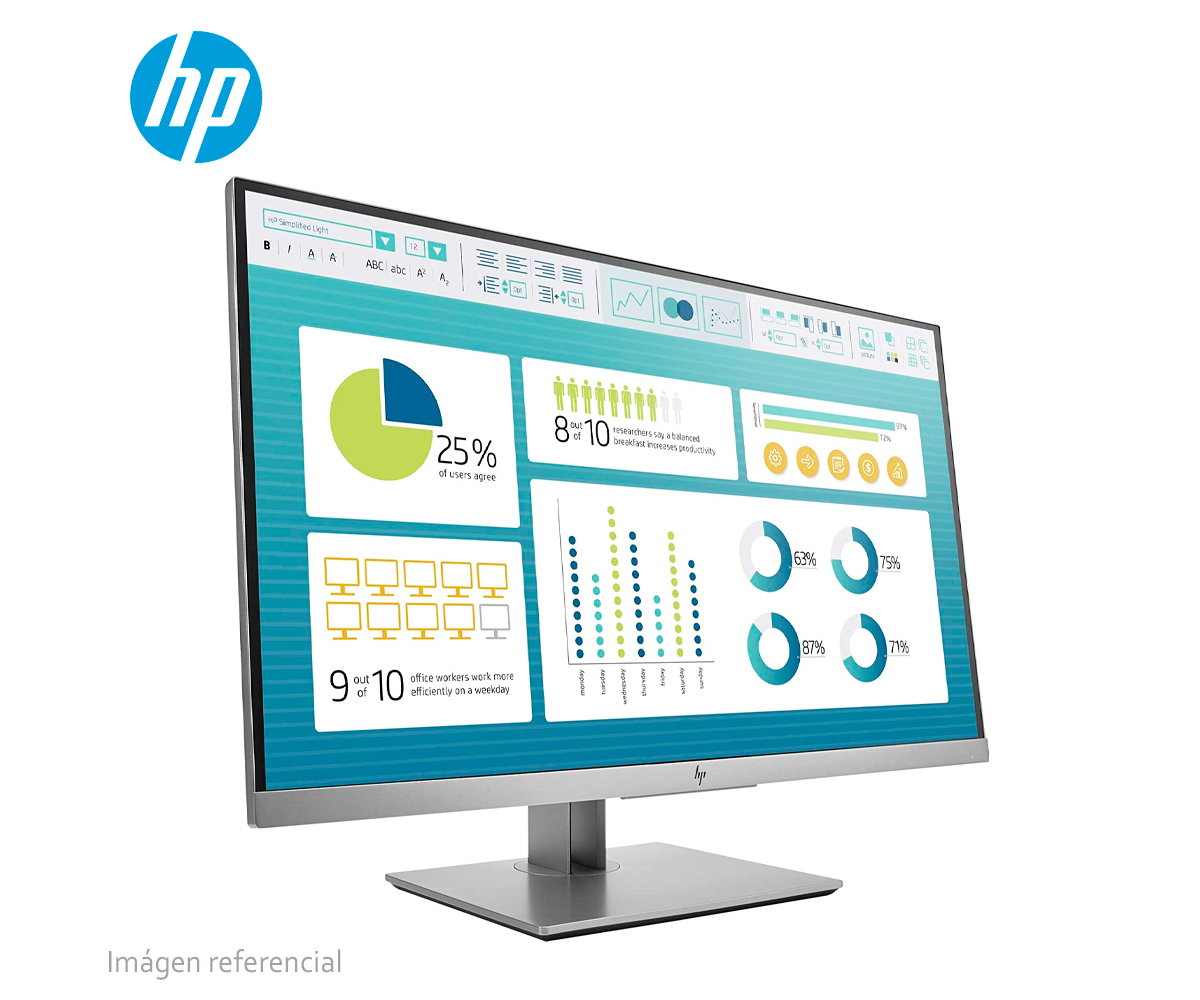 MONITOR HP ELITEDISPLAY E273 LED 27 FHD IPS VGA WIDESCREEN HDMI