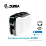 IMPRESORA DE TARJETAS ZEBRA ZC100 ZC11-0000Q00LA00, 300x300DPI, USB 2.0, NEGRO BLANCO - imagen 1