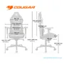SILLÓN GAMER COUGAR HOTROD ROYAL: RECLINABLE, ALTURA AJUSTABLE, SOPORTA HASTA 136KG, COLOR NEGRO (3MARXGLB.0001) - imagen 6