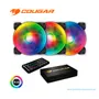 KIT DE VENTILADORES COUGAR VORTEX RGB SPB 120: 120MM (3MSPBKIT.0001) - imagen 1