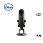 MICROFONO LOGITECH BLUE YETI STREAMING, CARDIOID / OMNI / BI, LED, USB, NEGRO(988-000504) - imagen 1
