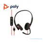 AURICULARES ESTEREO POLY BLACKWIRE 3220 USB-A, NEGRO - imagen 2