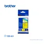 CINTA BROTHER TZE-631 12MM, BLACK ON YELLOW 1/2"  - imagen 1