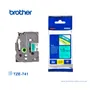 CINTA BROTHER TZE-741/TZE741 BLACK ON GREEN 3/4" - imagen 2