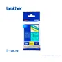 CINTA BROTHER TZE-741/TZE741 BLACK ON GREEN 3/4" - imagen 1