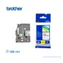 CINTA BROTHER TZE-141, 18 MM BLACK ON CLEAR 3/4" - imagen 2