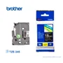 CINTA BROTHER TZE-345/TZE345 18 MM WHITE ON BLACK 3/4" - imagen 2
