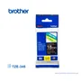 CINTA BROTHER TZE-345/TZE345 18 MM WHITE ON BLACK 3/4" - imagen 1