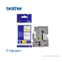 CINTA BROTHER TZE-S211/TZES211 6 MM BLACK ON WHITE 1/4" - imagen 2