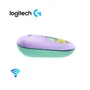 MOUSE LOGITECH POP ( 910-006544 ) BLUETOOTH, FRESH VIBES, LILA CON VERDE - imagen 3
