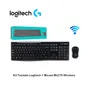 COMBO TECLADO LOGITECH + MOUSE MK270 ( 920-004432 ) INALAMBRICO USB NEGRO - imagen 1