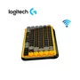 TECLADO LOGITECH POP ( 920-010713 ) INALÁMBRICO, NEGRO CON AMARILLO - imagen 2