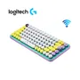 TECLADO LOGITECH POP KEYS ( 920-010714 ) INALÁMBRICO FRESH VIBES LILA CON VERDE - imagen 2