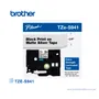 CINTA BROTHER TZES941, 18 MM BLACK ON MATE SILVER 3/4" - imagen 1