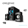 PARLANTE CREATIVE E2900 2.1, 60W/120W, BLUETOOTH/FM/USB/SD/3.5MM, 220V, LUZ LED, NEGRO(51MF0490AA001) - imagen 1