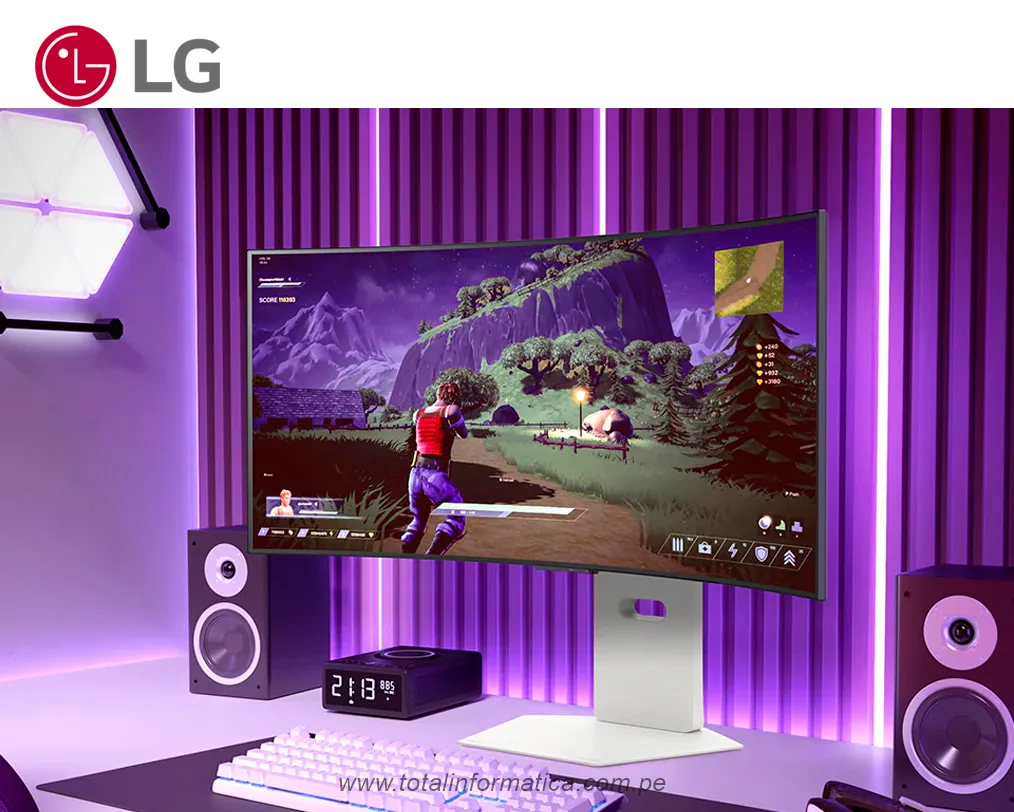 LG UltraGear Monitor OLED Gaming Curvo 34" 34GX90SA-W WQHD IPS 240Hz / 0.03ms - imagen 4