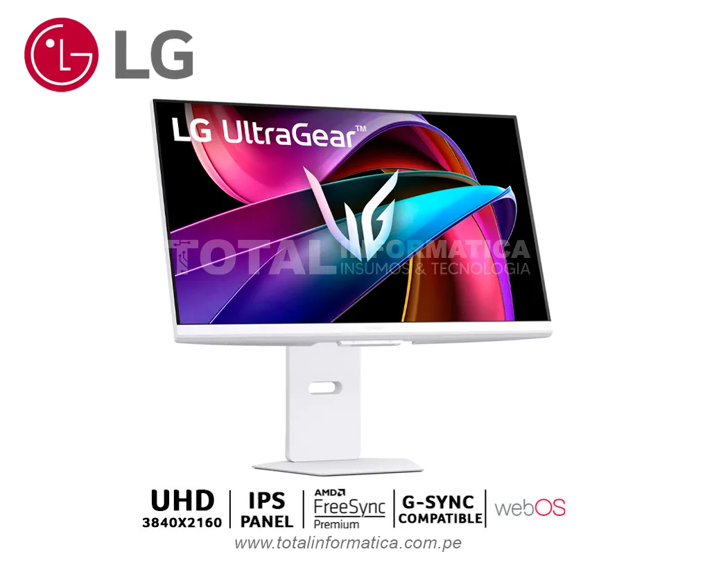 LG Monitor Ultragear Smart LED 4K Gaming 31.5" 32G810SA-W IPS UHD 144Hz / 1ms - imagen 2