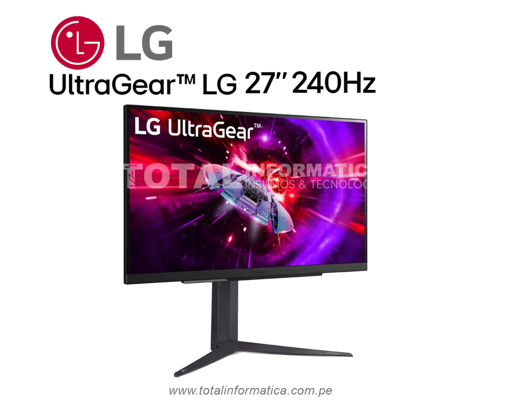 LG Monitor UltraGear 27GR83Q-BK QHD 2K 240Hz / 1ms - imagen 2