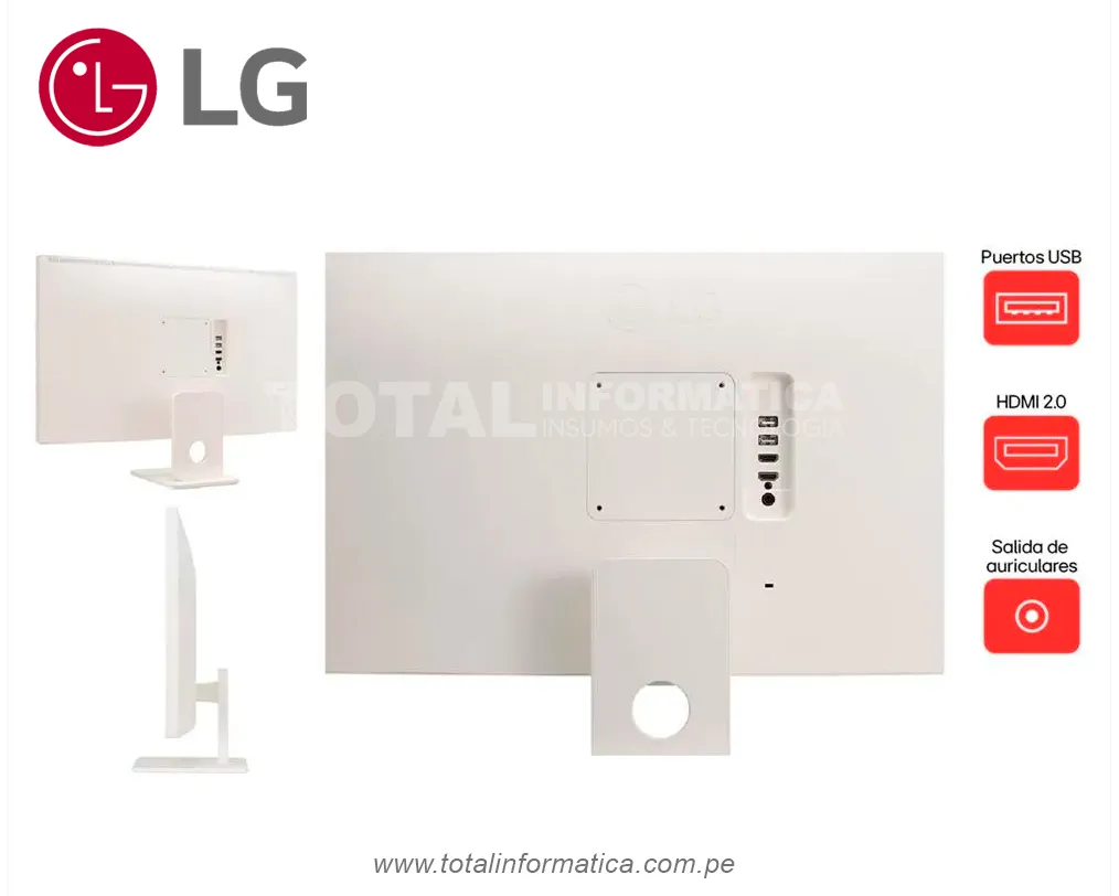 LG Monitor Smart 27" 27U511SA IPS 100Hz WebOs23 / Bluetooth - imagen 3