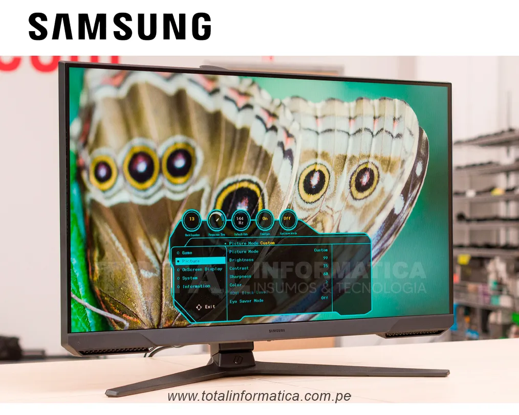 Samsung Odyssey G3 27" Monitor Gaming LS27DG300ELXPE FHD VA HDMI / Display Port / 1ms - imagen 4