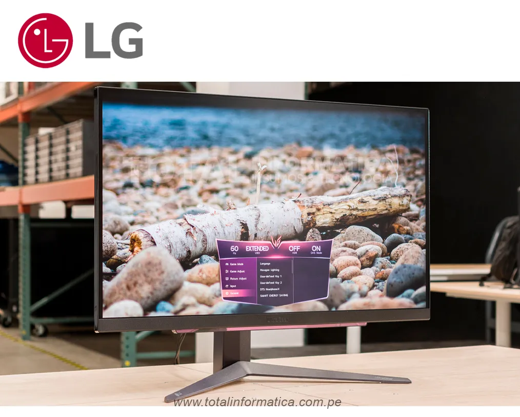 LG Monitor Gaming 27" UltraGear 4K IPS 27GR93U-B 144Hz /1 ms - imagen 4