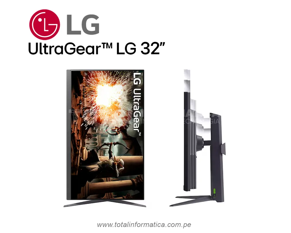 LG Monitor Gaming UltraGear 32GS75Q-B 31.5" 180Hz / 1ms / HDMI - imagen 3