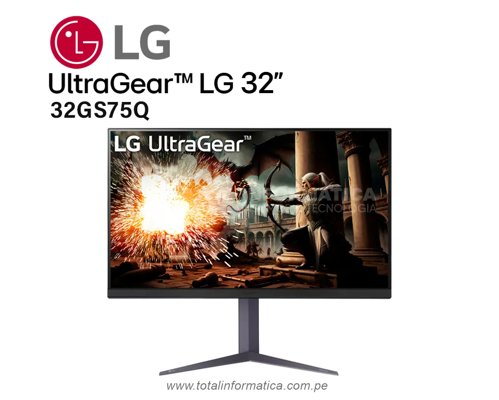 LG Monitor Gaming UltraGear 32GS75Q-B 31.5" 180Hz / 1ms / HDMI - imagen 1