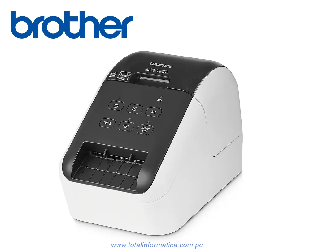 IMPRESORA TÉRMICA DIRECTA BROTHER QL810W, MONOCROMATICO - imagen 3