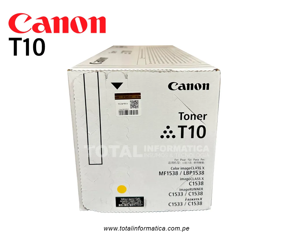 Toner Canon T10 Amarillo / imageRUNNER C1538iF - imagen 3