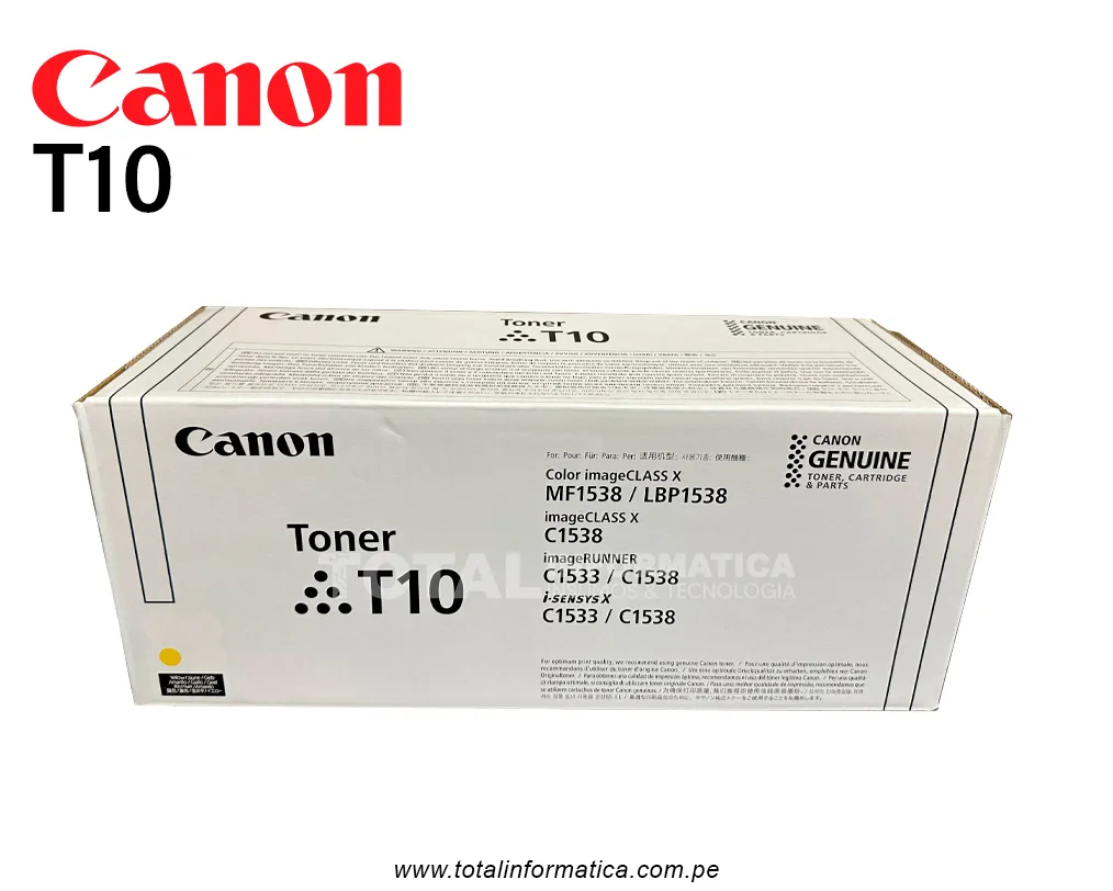Toner Canon T10 Amarillo / imageRUNNER C1538iF - imagen 2