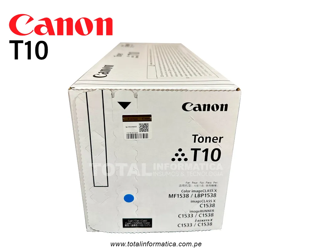 Toner Canon T10 Cyan / imageRUNNER C1538iF - imagen 3