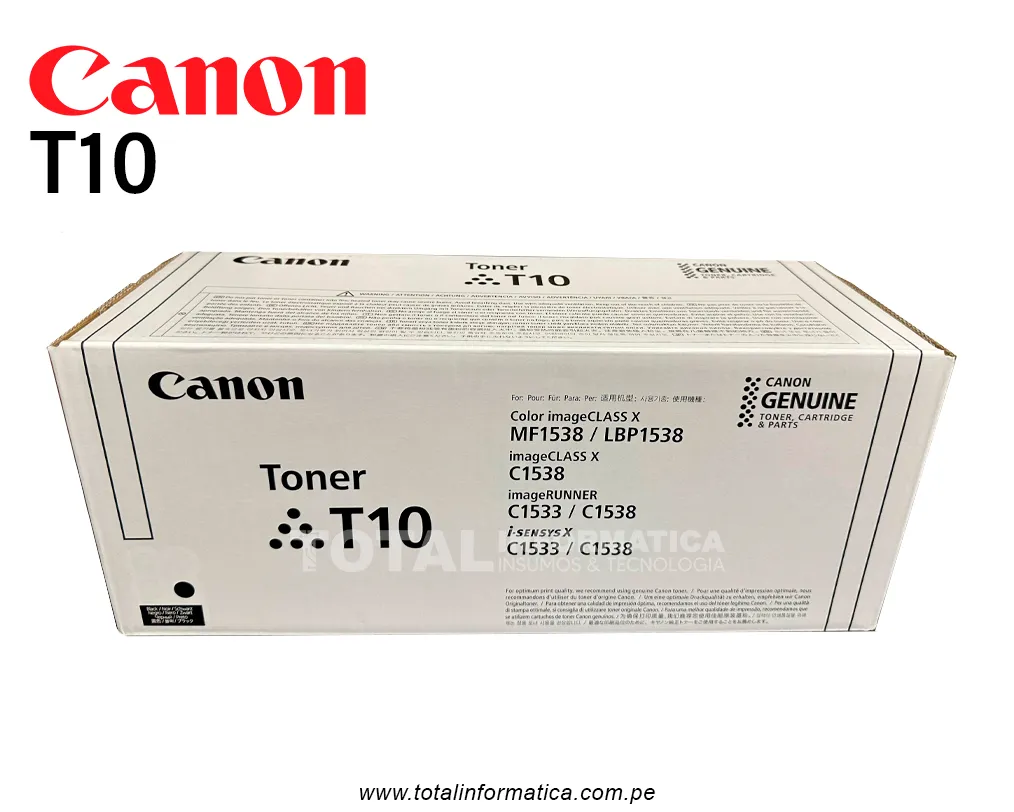 Toner Canon T10 Negro / imageRUNNER C1538iF - imagen 2
