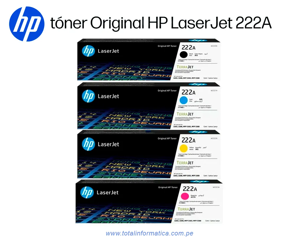 HP Toner W2221A Cyan Pro MFP 3303fdw 1200 Páginas - imagen 3