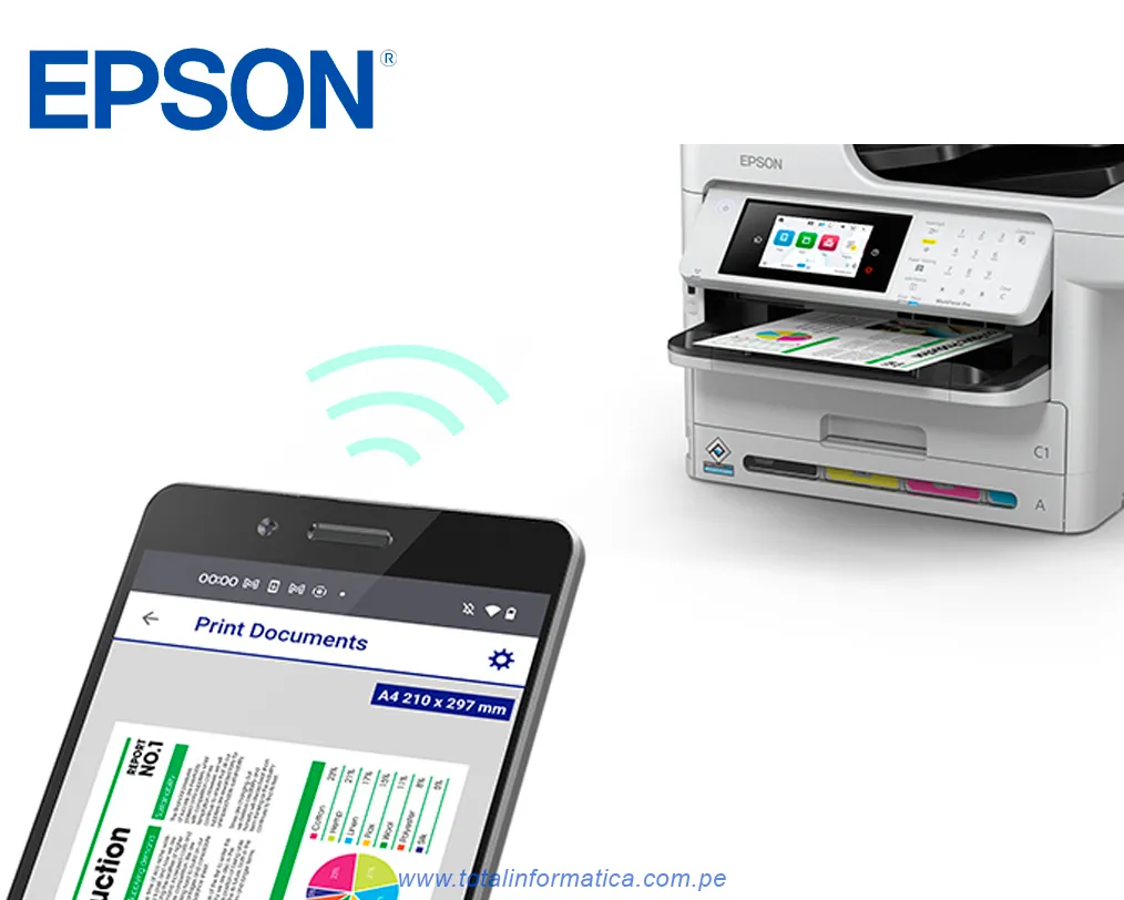 MULTIFUNCIONAL EPSON WORKFORCE PRO WF-C5891 COLOR 34 PPM - imagen 5