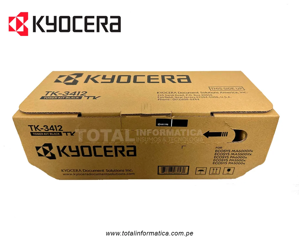 Toner Kyocera TK-3412 Ecosys MA5500IFX / PA5500X (21K Páginas) - imagen 2