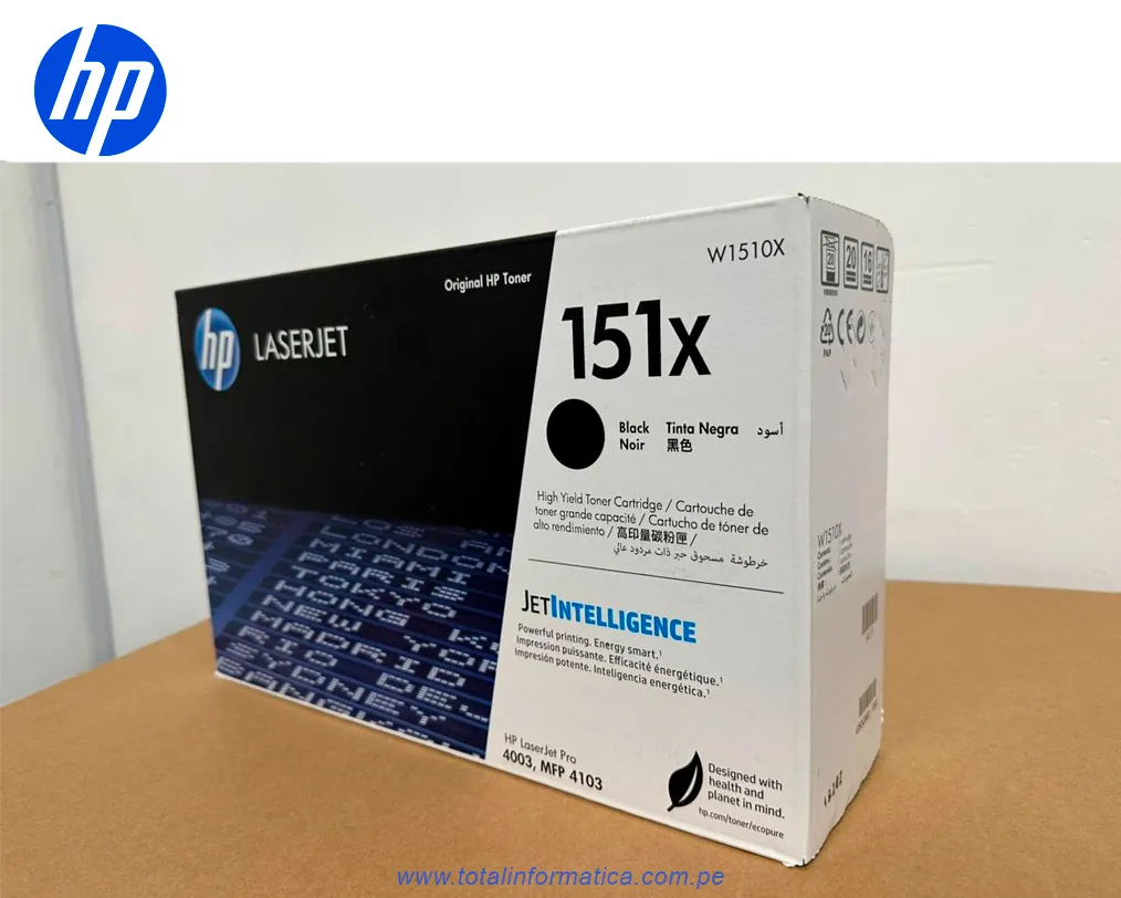 Toner HP 151X W1510X Original / 9,700 páginas - imagen 3