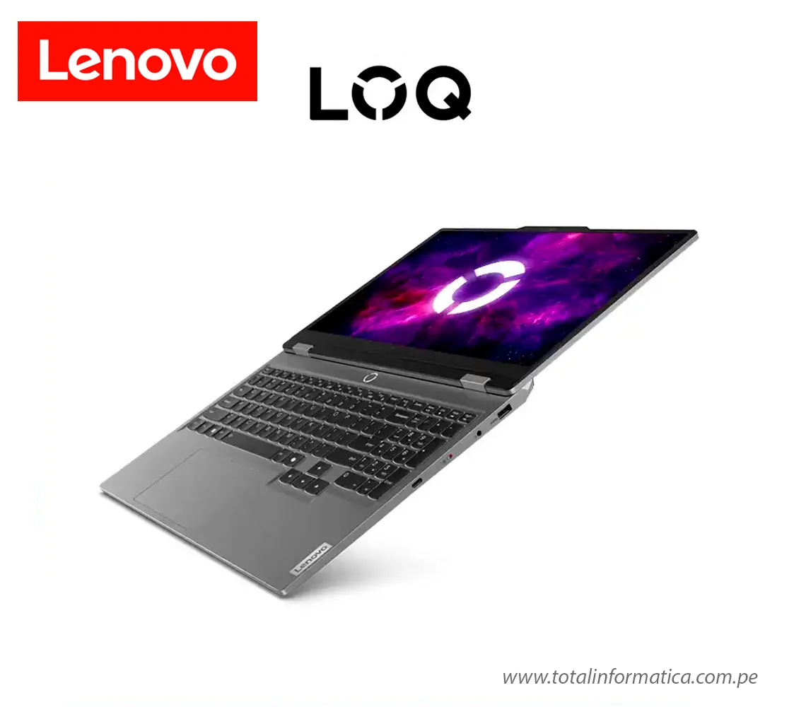 LAPTOP LENOVO LOQ 15ARP9 RYZEN 7435HS 24GB, SSD 512GB 15.6"144HZ RTX4050 6GB, FREEDOS - imagen 2