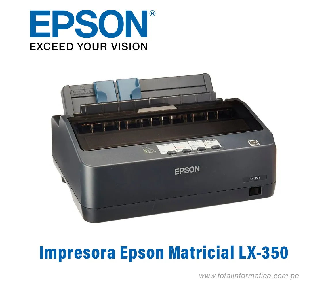 EPSON IMPRESORA MATRICIAL LX-350, 9 PINES, VELOCIDAD 347 CPS, USB 2.0. - imagen 1