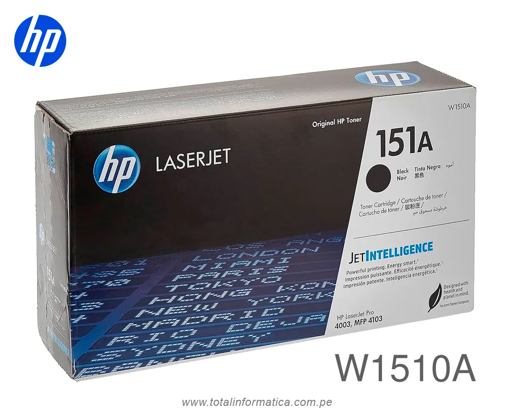 Tóner HP 151A W1510A Negro Original | LaserJet Pro MFP 4003 / 4103 | 3,050 Páginas - imagen 2