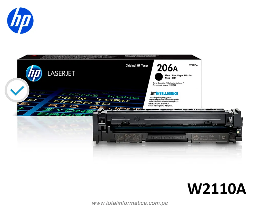 Tóner HP 206A W2111A black| Rendimiento 1,250 páginas - imagen 2