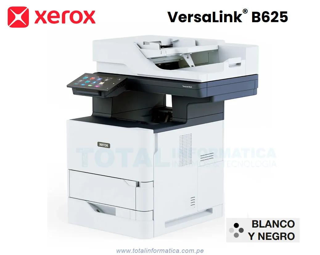 XEROX B625V_DN Impresora Multifuncional 61PPM B/N - imagen 2