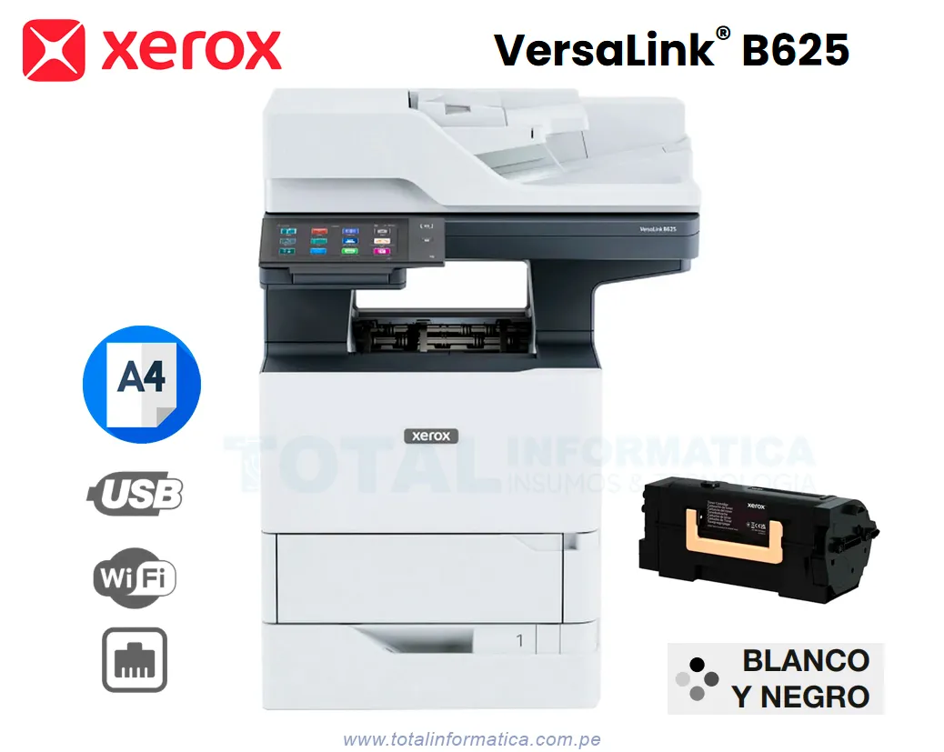 XEROX B625V_DN Impresora Multifuncional 61PPM B/N - imagen 1