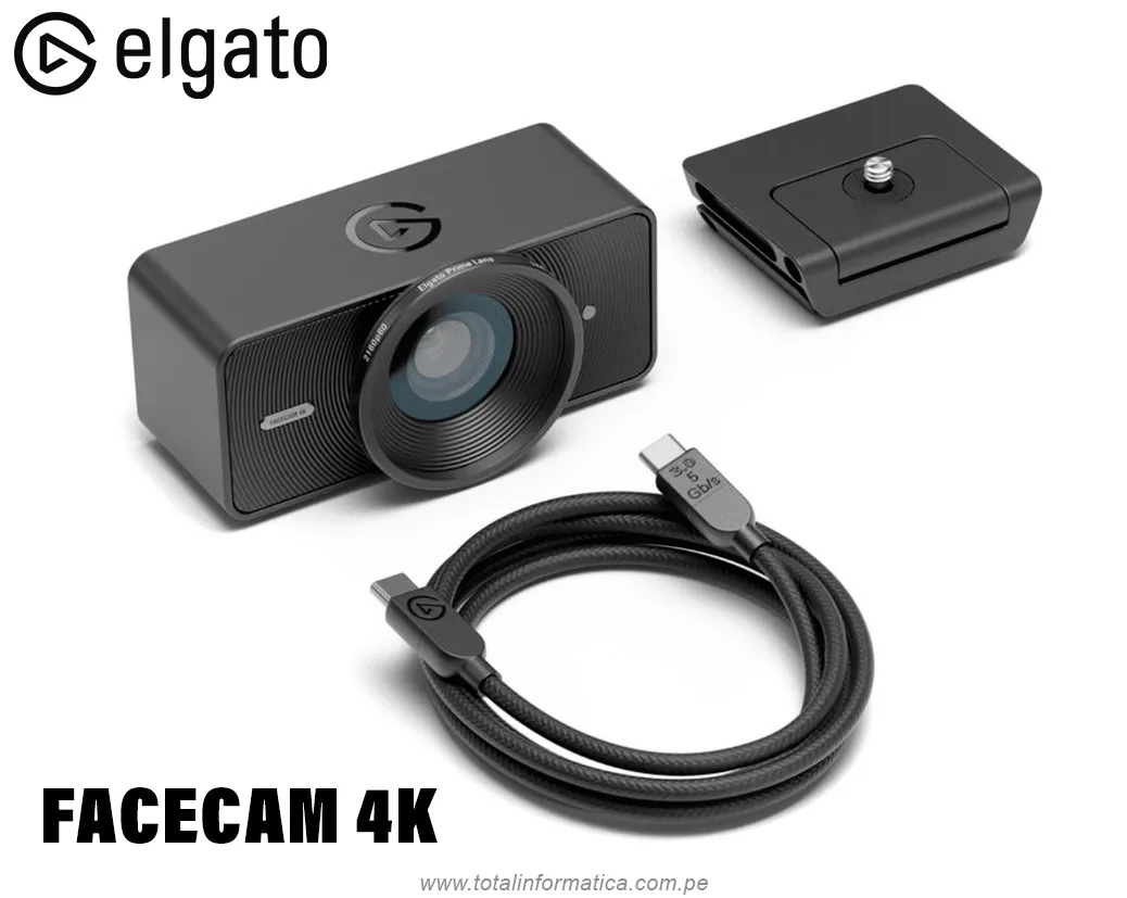 ELGATO Camara Web Facecam 4K 10WAF9901 Video Ultra HD. - imagen 2