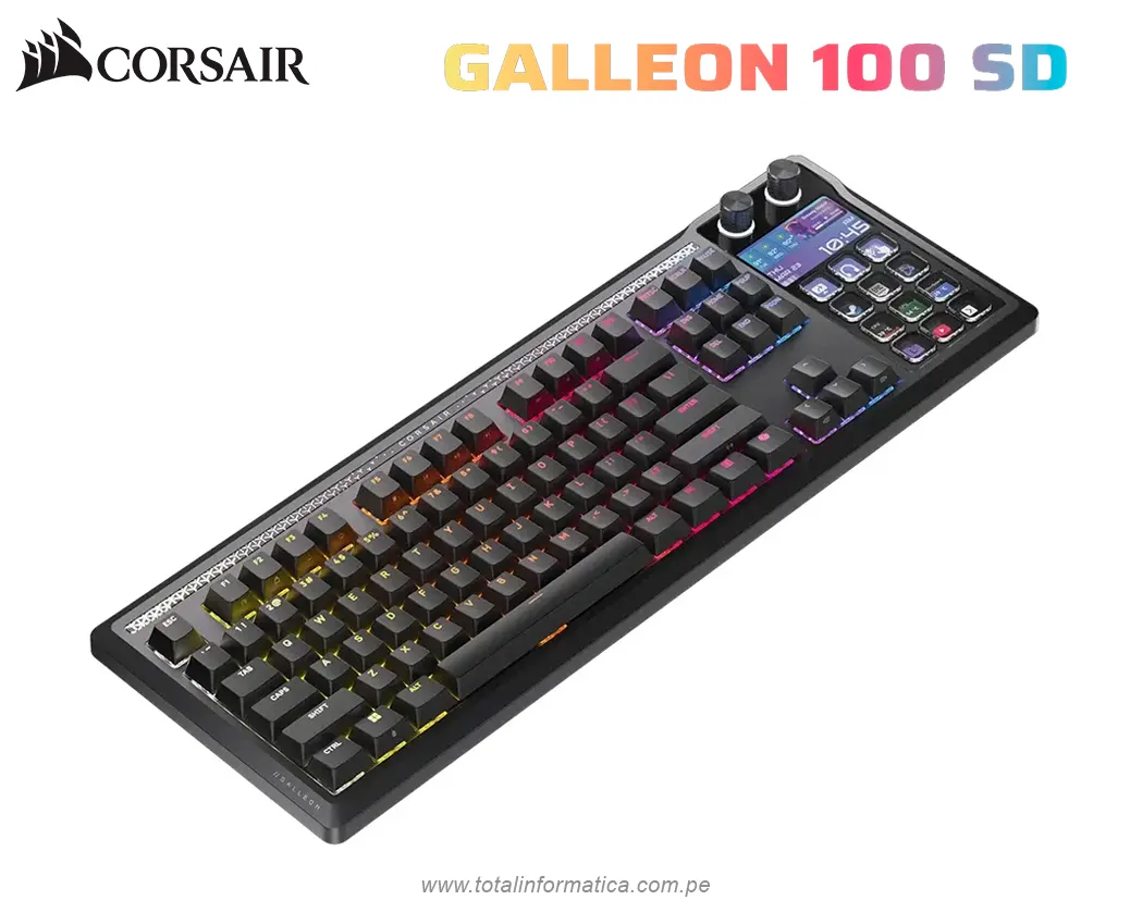 TECLADO Corsair GALLEON 100 SD Stream Deck USB (CH-912A31I-NA) - imagen 2