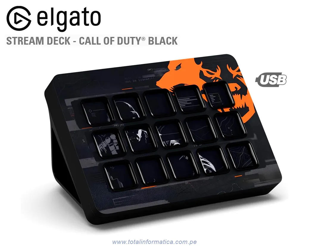 ELGATO Stream Deck MK.2 CALL OF DUTY 15 Teclas - imagen 1
