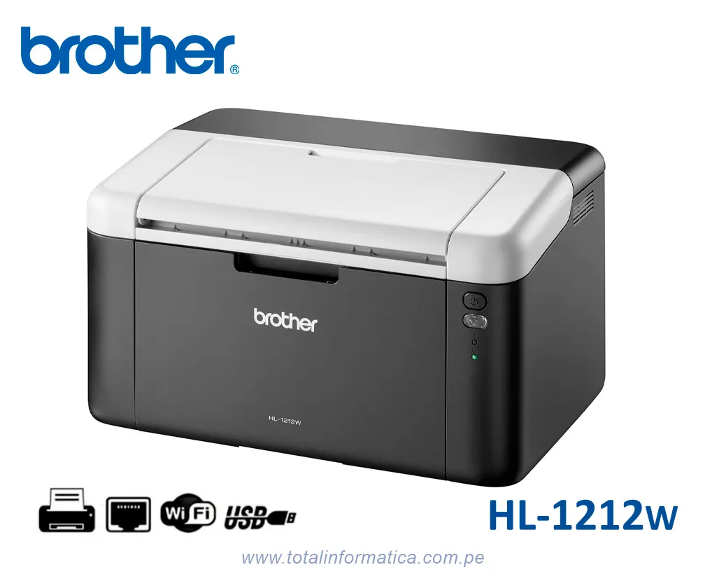 Impresora Láser Brother HL-1212W Monocromo WiFi/USB 2.0 - imagen 1