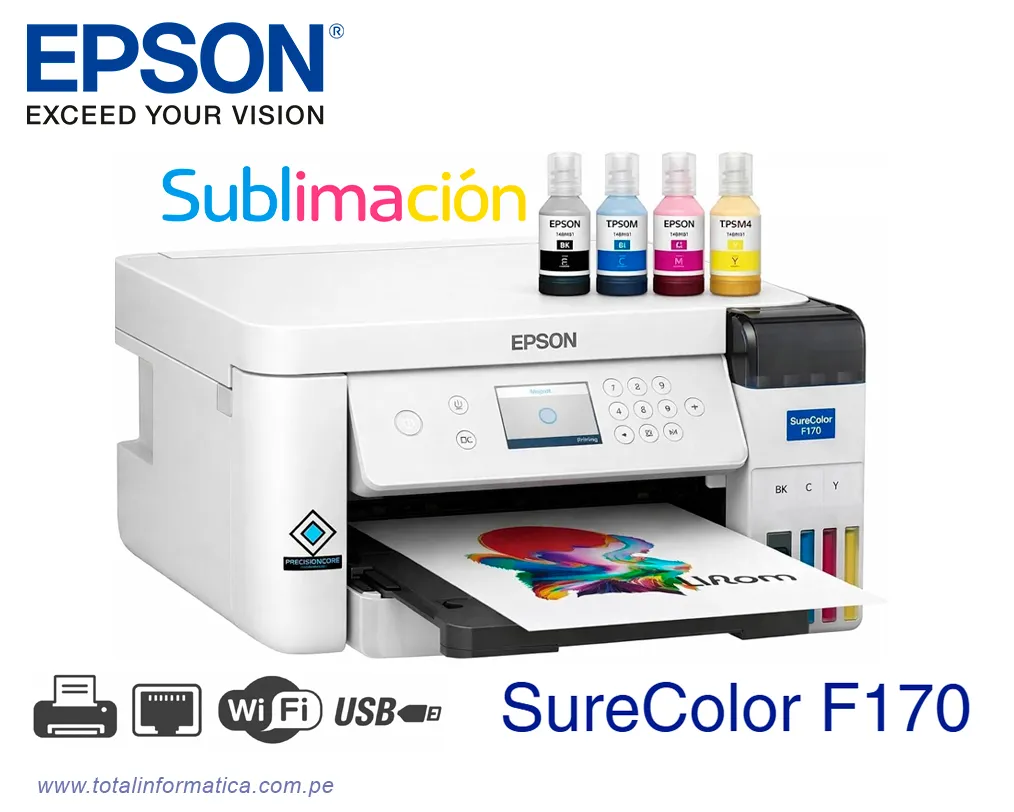 Impresora de Sublimación Epson SUREColor F170 con USB 2.0 y WiFi - imagen 1