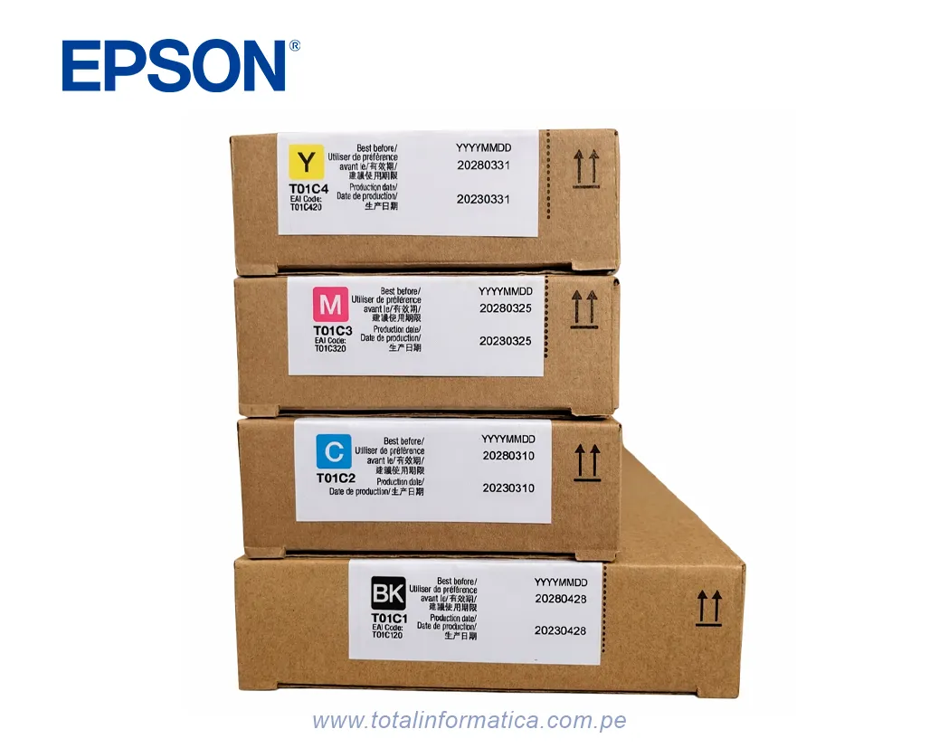 Bolsa de Tinta Epson T01C100 Negro para WorkForce Pro C579R - imagen 3