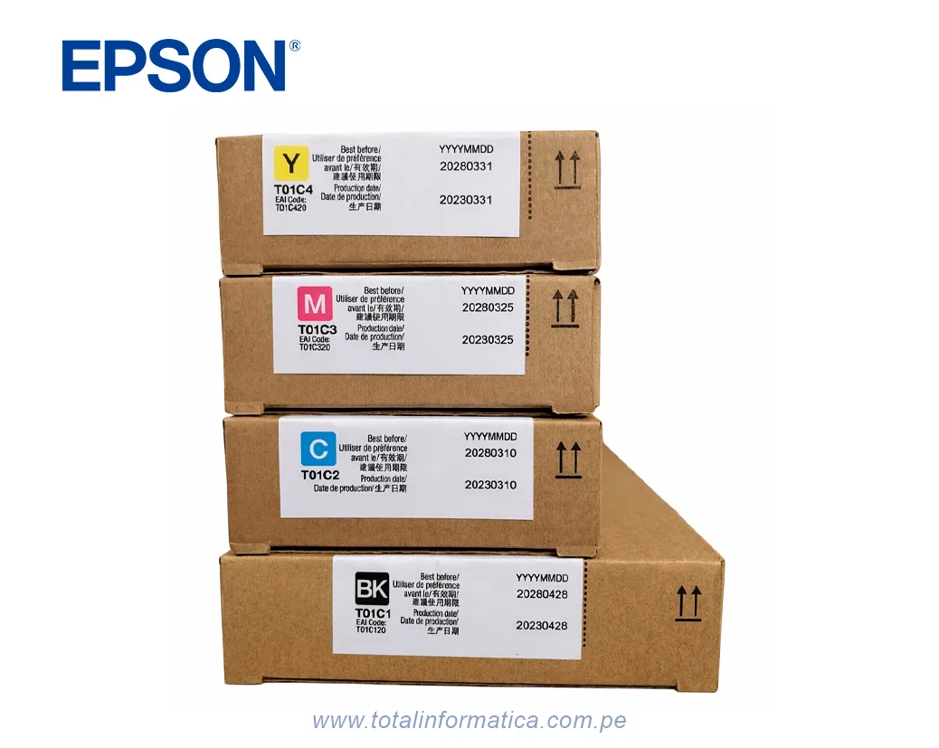 Bolsa de Tinta Epson T01C400 Yellow para WorkForce Pro C579R - imagen 3