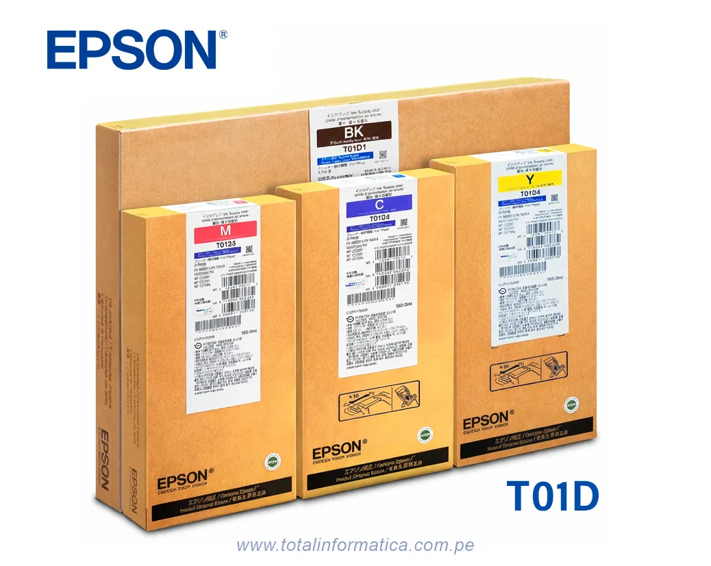 Bolsa de Tinta Epson T01D400 Yellow de Alta Capacidad para WorkForce Pro WF-C579R - imagen 3